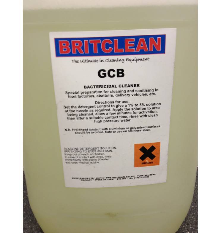 GCB Bactericidal Cleaner and detergent