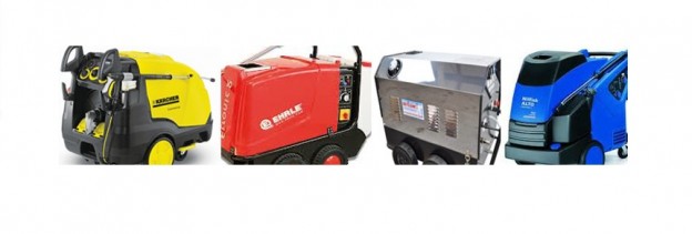 Different brands of pressure washers in Cheshire