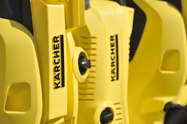 Close-up of Karcher equipment