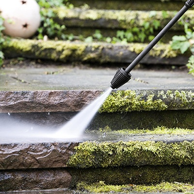 pressure washers - mossy paving