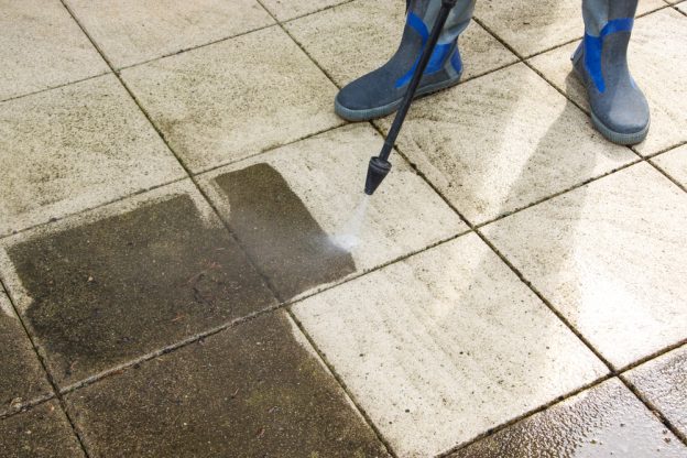 pressure washers - patio cleaning