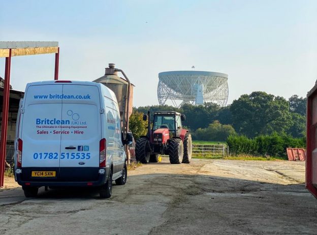 Britclean van at a farm