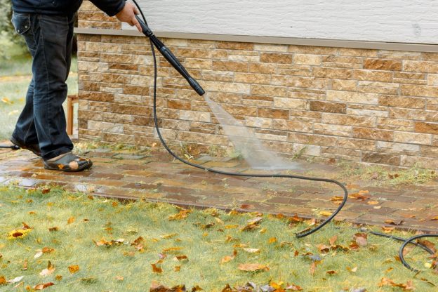 Using a pressure washer to help your community